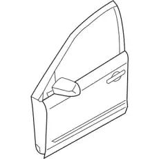 DOOR-FRONT RH HMA00CB0MM NISSAN