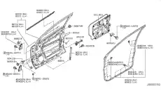 DOOR-FRONT RH HMA00CB0MM NISSAN