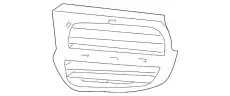 Решетка бампера PORSCHE 95550568100