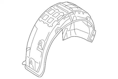 Подкрылок VAG 4G0810172A