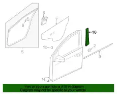 TAPE-FRONT DOOR 808181KA0A NISSAN