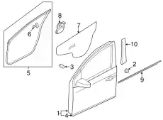 TAPE-FRONT DOOR 808181KA0A NISSAN