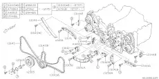  Натяжитель цепи грм - 13142AA040 SUBARU