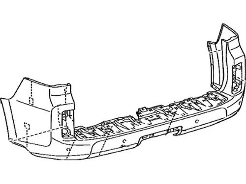 Бампер задний 5215960978 TOYOTA / LEXUS