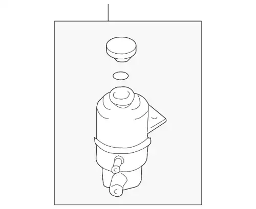 Бачки гидроусилителя руля MITSUBISHI MN101235