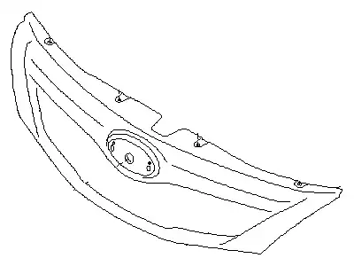 Решетка радиатора SUBARU 91121FG001