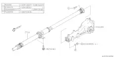 ВАЛ КАРДАННЫЙ 27111FE062 SUBARU