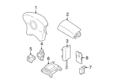 Датчик air bag передний левый 98231FE070 SUBARU