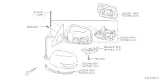 ЗЕРКАЛО БОКОВОЕ 91036AJ051 SUBARU