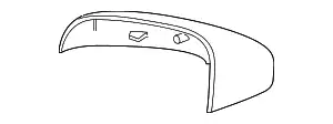 КОЖУХ ЗЕРКАЛА ЛЕВОГО 39804832 VOLVO