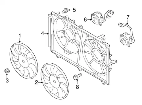 Мотор вентилятора охлаждения 1355A262 MITSUBISHI