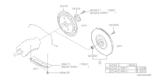  PLATE-DRIVE - 12332AA061 SUBARU