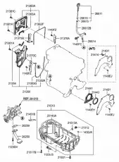 Поддон картера двигателя HYUNDAI / KIA 2151026601
