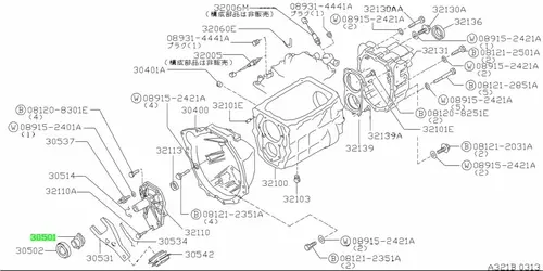 NISSAN 30501VB000