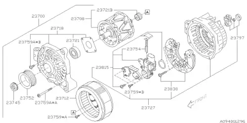 Реле-регулятор генератора 23815AA270 SUBARU
