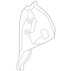 УСИЛИТЕЛЬ БРЫЗГОВИКА/HOODLEDGE-LOWER 641311AA0A NISSAN