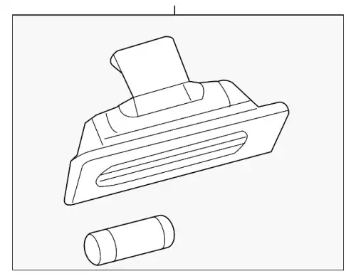 ФОНАРЬ ПОДСВЕТКИ НОМЕРА 7PP943021 PORSCHE