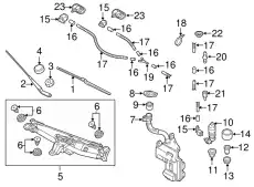  1 КОМПЛЕКТ КРЕПЕЖНЫХ ДЕТАЛЕЙ 1T0998754 VAG