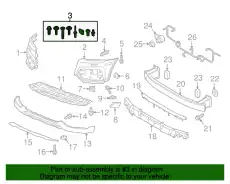 1 к-т крепежа для 8U0098623 VAG