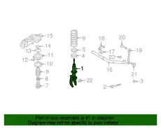 Амортизатор, газонаполненный 7L6413031T VAG