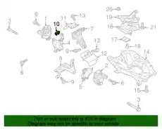 АМОРТИЗАЦИОННАЯ ПОДУШКА VAG 4H0199340B