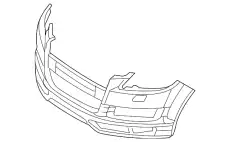 Бампер 4L0807105D GRU VAG