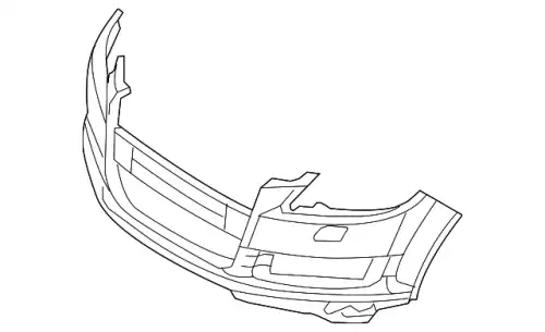 Бампер 4L0807105 GRU VAG