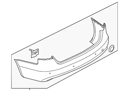 Бампер 8K5807067C GRU VAG
