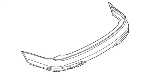 Бампер 4L0807303E GRU VAG