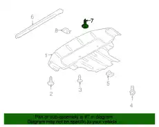 N90887602 Болт (M6x10x18) / AUDI, VW VAG