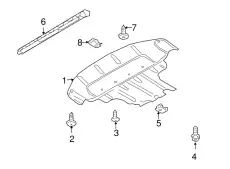 N90887602 Болт (M6x10x18) / AUDI, VW VAG
