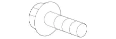  БОЛТ М6x18 12-ГРАННЫЙ N 90732203 VAG