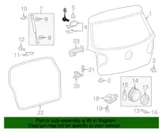  БОЛТ М6x18 12-ГРАННЫЙ N 90732203 VAG