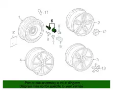  БОЛТ-СЕКРЕТКА С КЛЮЧОМ 4F0698139C 815 VAG