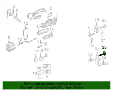  БОЛТ M8X28 ПЕТЛИ ДВЕРИ N 90823203 VAG