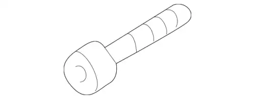 N0102544, Болт с шестигранной VAG