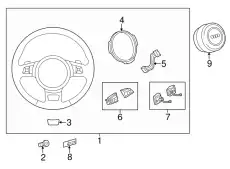  (AUDI), БРЕЛОК 8X0419685 VAG