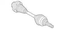 Привод в сборе 7P0407271C VAG