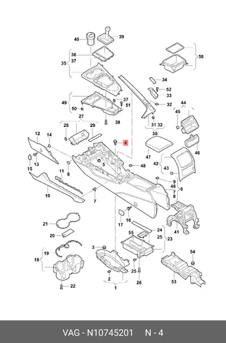 N 10745201 BOLT VAG