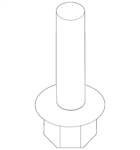 Винт с бурт.,цил.гол,внут.TORX N 91048901 VAG