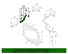 Воздуховод 1K0145840F VAG