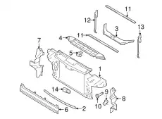  (AUDI), Воздуховод 4L0121283 VAG