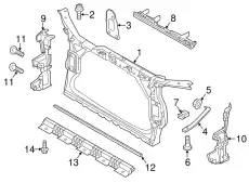  (AUDI), ВОЗДУХОВОД 8R0121284R VAG