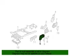 8K0959747 (8 ГР.), ВЫКЛ-ТЕЛЬ РЕГУЛИР-КИ ПРОДОЛЬ- VAG