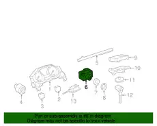  3D0905865H 01C ЗАМОК ЗАЖИГАНИЯ E415 VAG