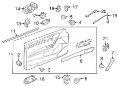 ВЫКЛЮЧАТЕЛЬ ЭЛЕКТРОСТЕКЛО- 5G0959857B WHS VAG
