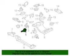  ГИДРООПОРА 4E0199381FM VAG
