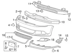 Декор. накладка 5C6853101 2ZZ VAG