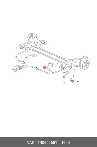 кронштейн!\VW/Audi 6R0609651 VAG