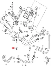  ДЕРЖАТЕЛЬ ВАКУУМНОГО N 10422701 VAG